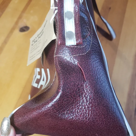 Vintage 1976 Montreal Olympics Athlete Shoulder Bag Retro Tote Faux Leather 70s - Picture 11 of 13